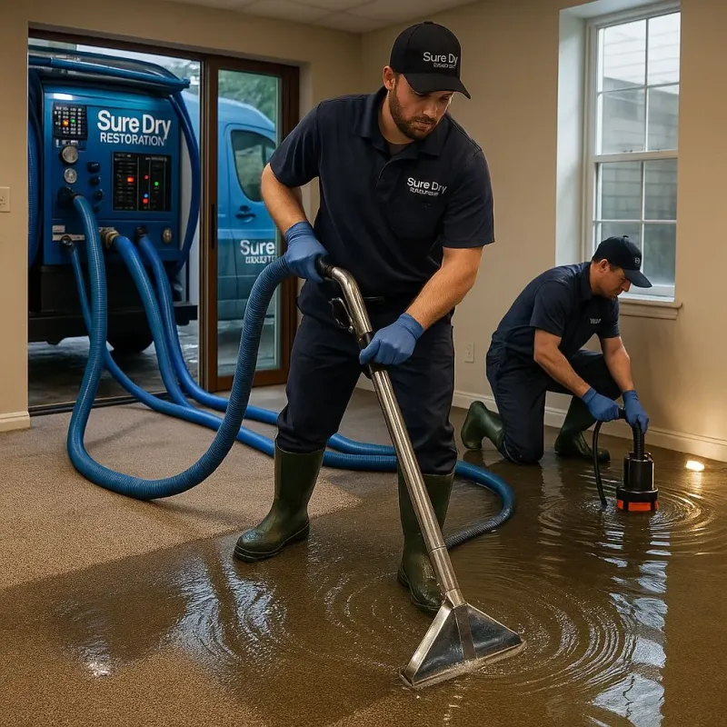 Water Extraction and Removal process in Unionville, TN